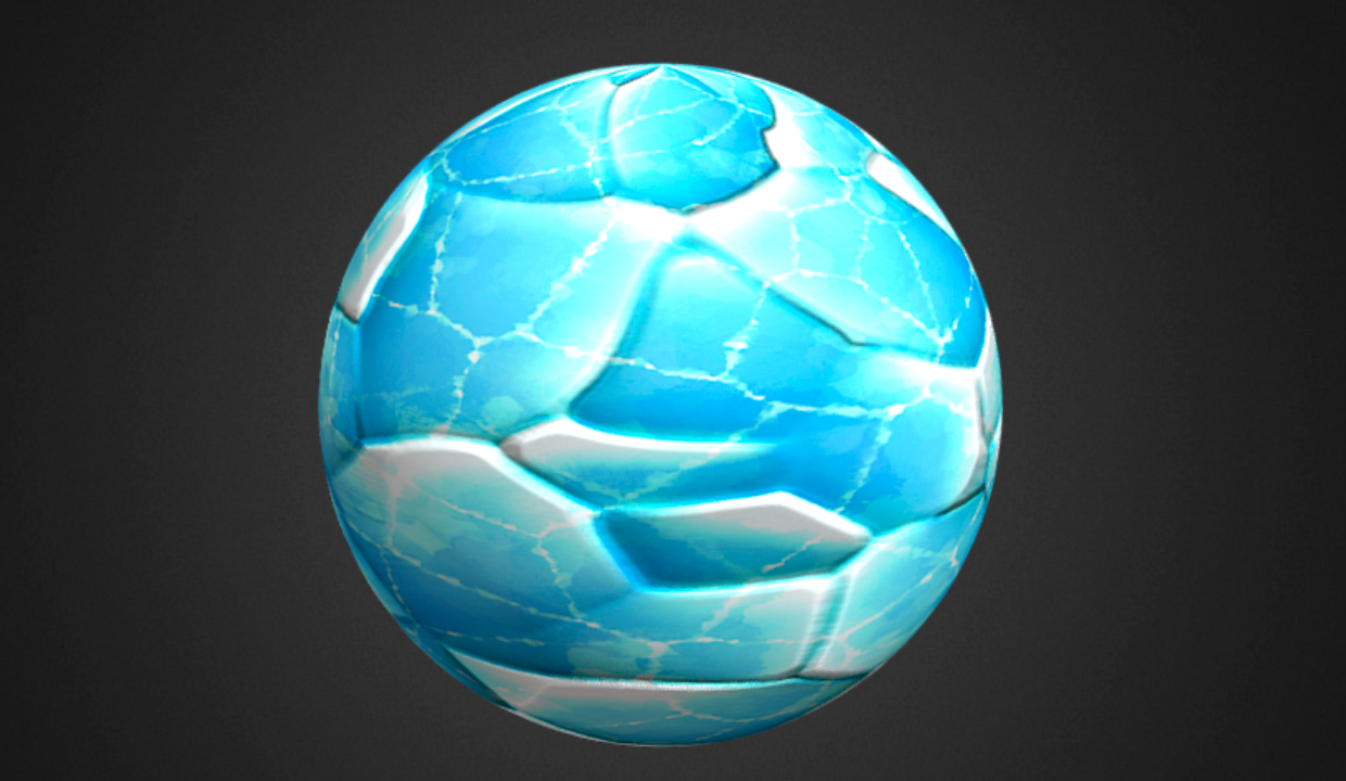 Material de hielo estilizado diseñado en substance designer